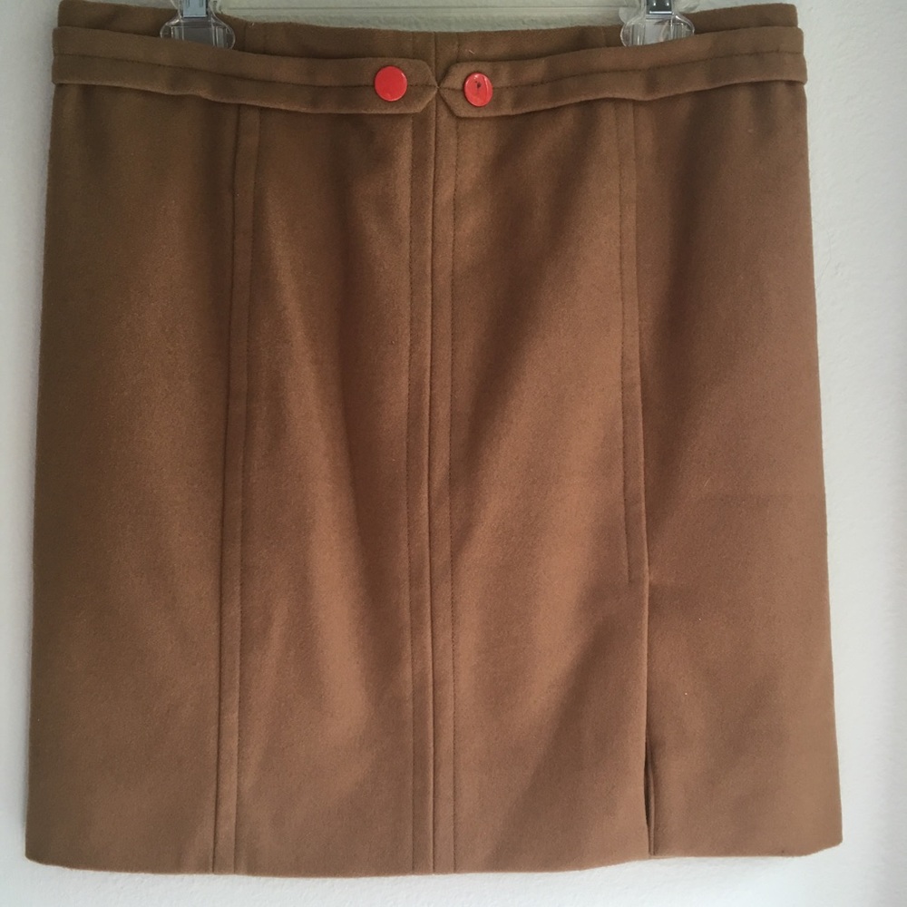 Wool mini skirt